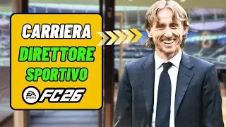 SI PU&Ograve; GIOCARE a FC 26 in MODALIT&Agrave; DIRETTORE SPORTIVO? 