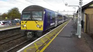 Greater Anglia Class 360 Departing Kelvedon 13/11/17