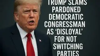 Trump Calls Pardoned Democrat &lsquo;Disloyal&rsquo; for Refusing to Switch Parties | Political Analysis 2025