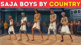 Saja Boys by Country &ndash; Soda Pop Dance Looks | K-Pop Demon Hunters | Jinu, Baby, Abby, Mystery
