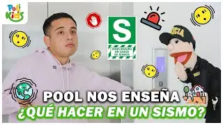 ¿Sabes qué hacer durante UN SISMO? | Pool el Policía | Polikids