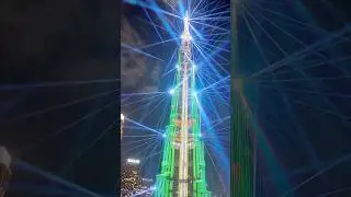 BURJ KHALIFA LASER LIGHT SHOW 2026 | 4K CINEMATIC SHORTS 🇦🇪