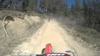 Blakes dad (jasen) Riding at Bailey Ridge 4/2/16
