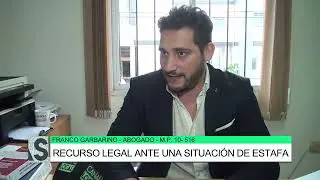 Recurso legal ante una situaci&oacute;n de estafa, Franco Garbarino