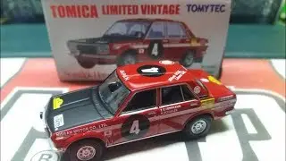 (Tomytec &times; Nostalgic Hero)(3月新 March New)Tomytec unboxing | Datsun Bluebird (P510) Rally Car