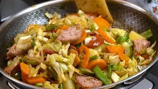 If you have Potatoes and Sausages| Make a Simple dinner!