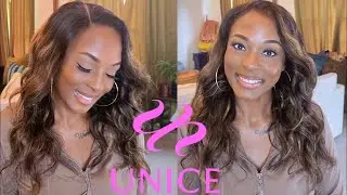 This Brown Balayage Body Wave Wig Is Everything 🤎Soft waves. Rich dimension. Effortless beauty UNICE
