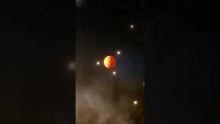 Torrid Superneptune Exoplanet & Moons Simulation