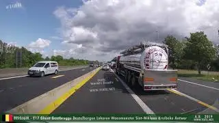 1083 BELGIUM - E17 Ghent Gentbrugge Destelbergen Lokeren Waasmunster Sint-Niklaas Kruibeke Antwerp
