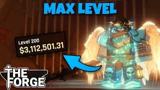 Самый быстрый способ прокачать персонажа до максимального уровня в игре The Forge на Roblox! (Бес...