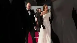 Catherine Princess of Wales' BAFTA 2023 White Gown#catherineprincessofwales#katemiddleton#BAFTA