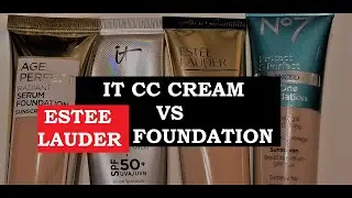IT COSMETICS CC CREAM VS ESTEE LAUDER FUTURIST HYDRA RESCUE