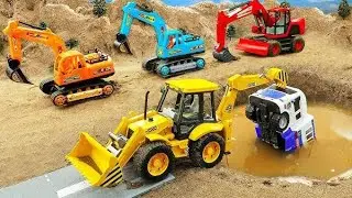 The Big JCP Dumper and the Small Flying Plane Adventure || Fun Toy Videos
