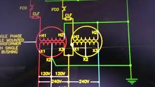 Transformer connection: Open wye-Open Delta, Meralco, 34.5 kV, HV , 240V, 3 ph. output with high leg