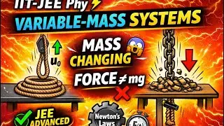 Part 2:🎯 IIT JEE Physics 🔥 Variable Mass Systems | Rope & Chain Problems Explained