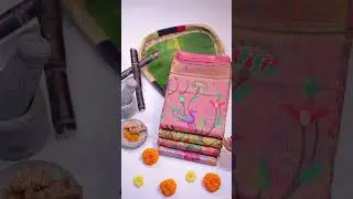 Tissue Kota Saree - Blossoming Colors of Floral Vines