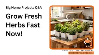 Modular Island Hydroponic Herb Wall Timer Setup