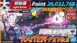 【Blue Archive JP】 Grand Kaitenger Urban | Insane | Light Armor 1 Team 26,032,768 Pts #bluearchive