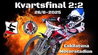 Speedway Vloggen #76 | Kvartsfinal 2:2 | Smederna - Indianerna | 2025