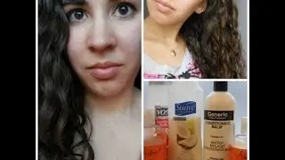 Curly Hair Routine (Part I)-With DRUGSTORE Products! CG Method PLUS DEMO!!! :)