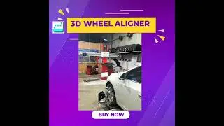 Wheel Alignment Machine Installation 🌟3d Wheel Alignment, 4g max pro