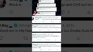 King Von posted Drill Tweets daily #kingvon #lildurk #chicago