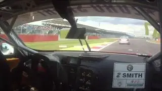 HSCC SUPER TOURING CAR TROPHY NEIL SMITH ALFA ROMEO SILVERSTONE 2015