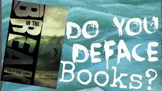 Book Defacing | Ocean painting Time lapse - Back Cover