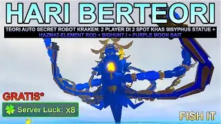 (TERBUKTI) EKSPERIMEN TEORI SECRET ROBOT KRAKEN! AUTO GHOSTFIN ROD! #fishit #roblox #fanmate