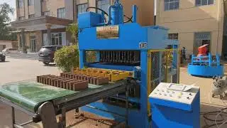 CSEB Bricks Making Machine Hydraulic Interlocking Clay Soil Brick Machine Laos Vietnam Cambodia