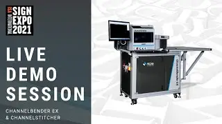 ChannelBender EX - Best Entry Level Channel Letter Bender - ISA Sign Expo Live Demo Replay - 4/8/21