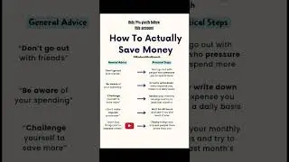 How to Actually Save Money &ndash;5 Real Ways to Control  Spending#SaveMoneyTips #FinancialFreedom #shorts