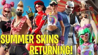 All SUMMER SKINS Return release date ( RUE, SURF WITCH, SUMMER DRIFT & MORE )