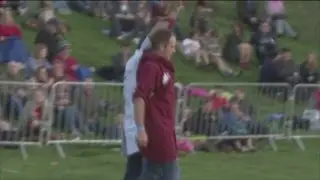 Cotswold Olimpick Games - Zac Warren wins Shin Kicking Contest
