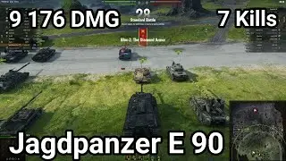 Jagdpanzer E 90 - 9 176 damage / 7 kill / 3 770 blocked / 1 791 assist