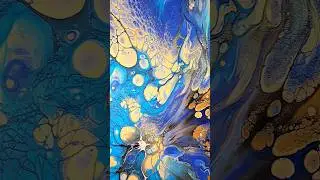 Just Stunning! 😍⭐️Acrylic Pour Demo! #beautiful #hypnotizing #painting  #fluidart