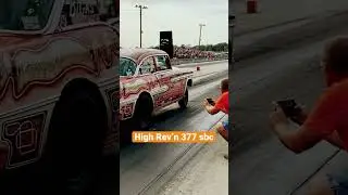 High RPMs&hellip;#greenhornhillbilly #sbc #chevypower #55chevy #nostalgia #dragracing
