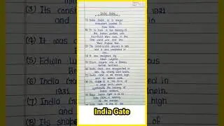 India Gate #shorts #indiagate #10linesessay