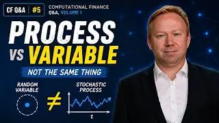 What is the difference between a stochastic process and a random variable?