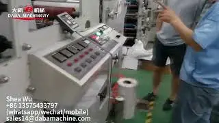 5 color front and back printing with camera inspection label printer tower flexo printing machine