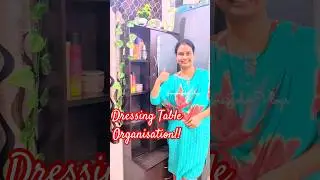 Dressing Table Organisation Ideas 🖼️🪞| Compact & Clean Setup | Tamil Vlog #shorts #jasminejohnvlogs