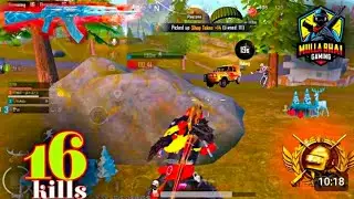 Bgmi pubg 360 aim livik 16 kill High skill 3.finger 1v3.1v3 bgmi pubg winner winner chicken dinner 