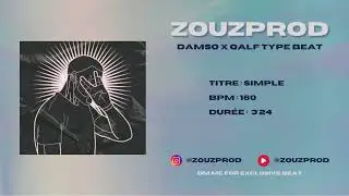 SIMPLE - DAMSO x QALF TYPE BEAT - prod by ZOUZPROD