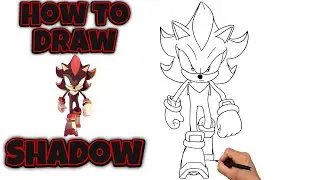 How To Draw Shadow | Sonic X Shadow Generations: Dark Beginnings #drawing #shadowthehedgehog