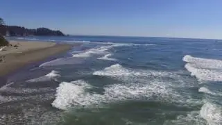 Drone footage from Second Beach, La Push Washington