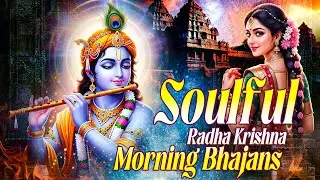 🌼 Soulful Radha Krishna Morning Bhajans 2025 | Divine Nonstop Krishna Bhakti Songs