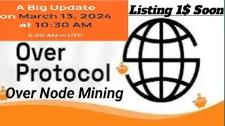 Over Protocol airdrop||Over Protocol token||Over Protocol price||Over Protocol node|| New Update 2