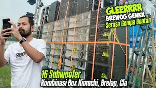 Woww,,,GLERR Poll, Salah Satu Sound Titisan BREWOG Gank Lumajang!!16 Subwoofer Ampuh Tenan 😱