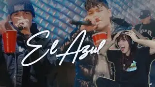 (REACCIÓN)Junior H x Peso Pluma - El Azul [En Vivo]