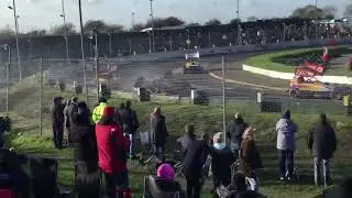 Brisca F1 - Hard Crash and Rollover - Northampton 29th October 2017